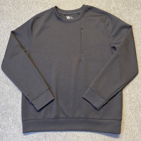 VRST Other - VRST Mens Limitless Crewneck Sweatshirt Black Zipper Pocket Pullover RN104141 M